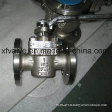 API 6D Standard Cast Stainless Steel Manual Plug Valve